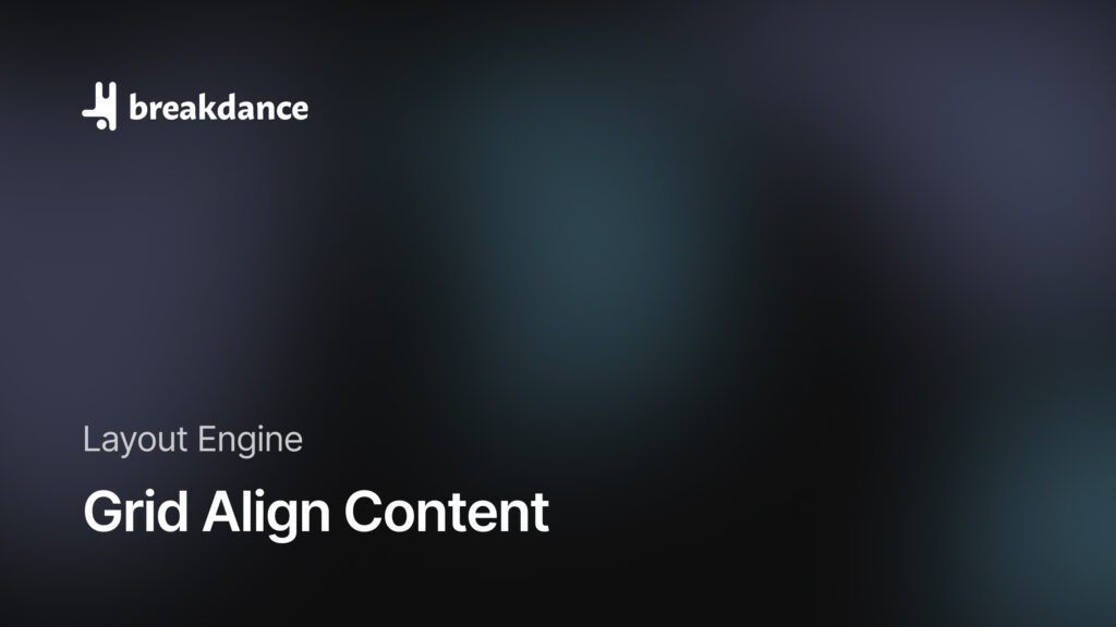 grid align content end