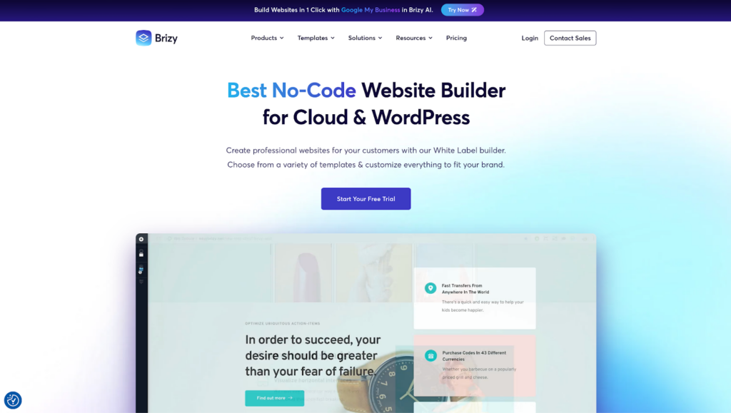 Brizy WordPress page builder