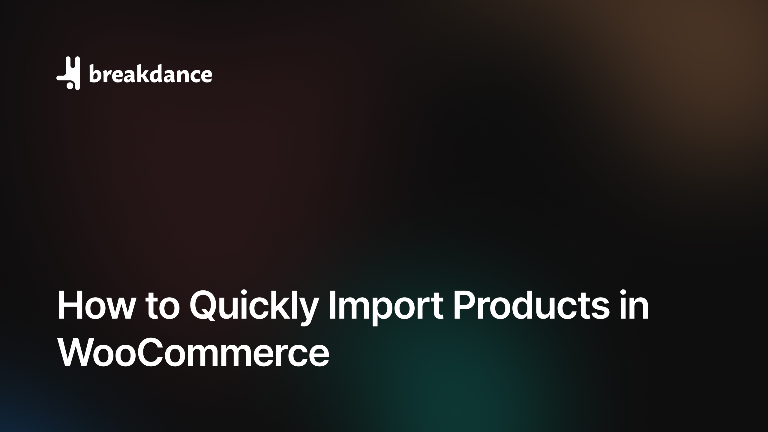 Importing WooCommerce Products with Images