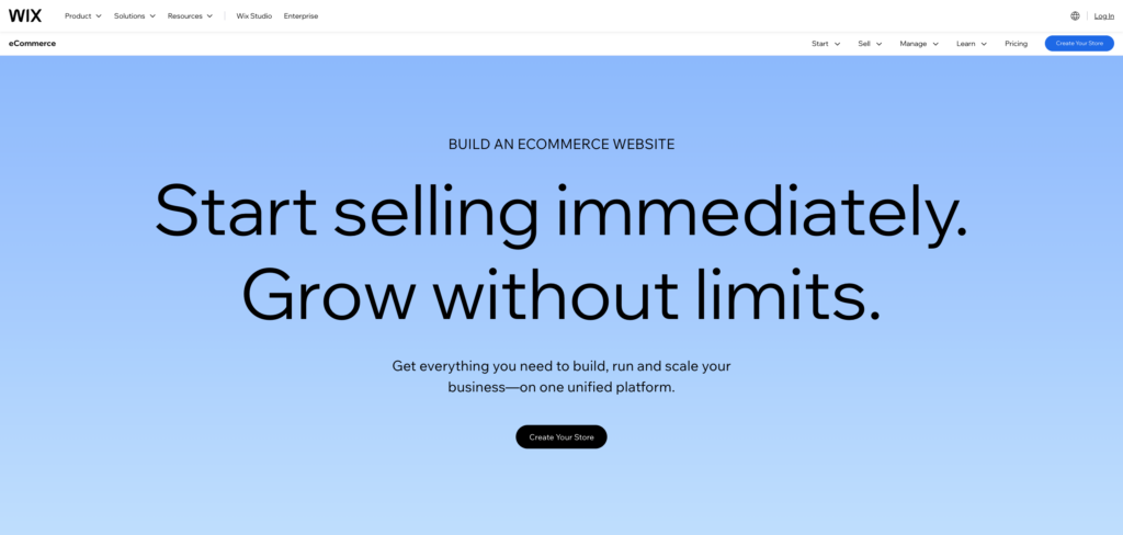 Wix eCommerce