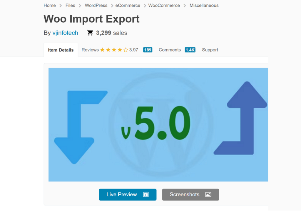 Woo Import Export