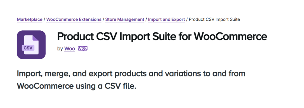 WooCommerce Product CSV Import Suite