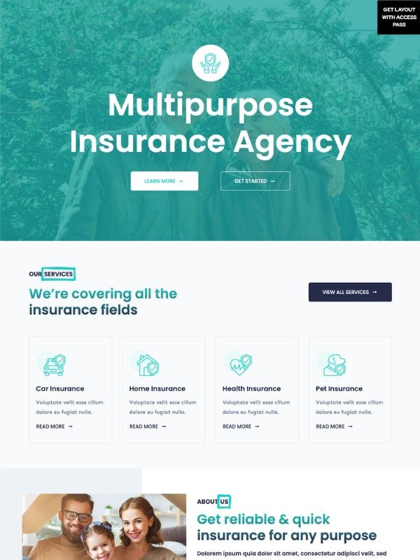 Insurance screenshot