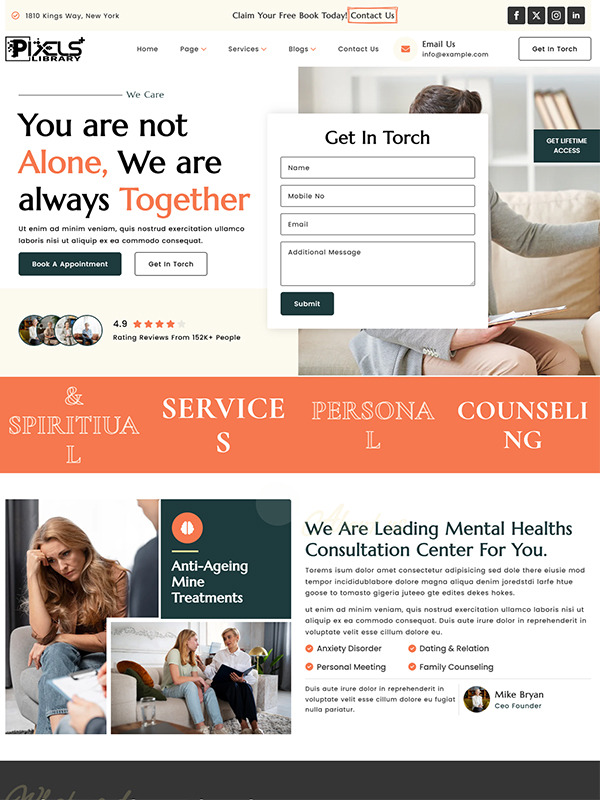 Personal Counseling screenshot