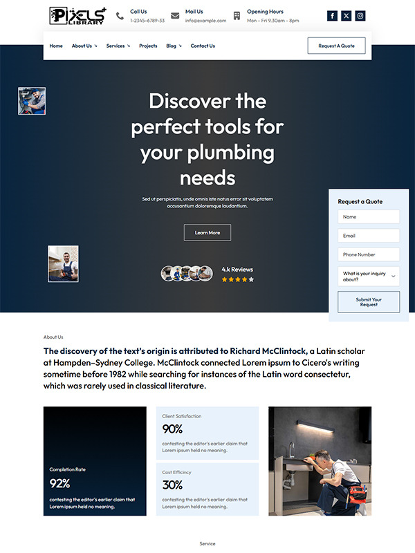 Plumber screenshot