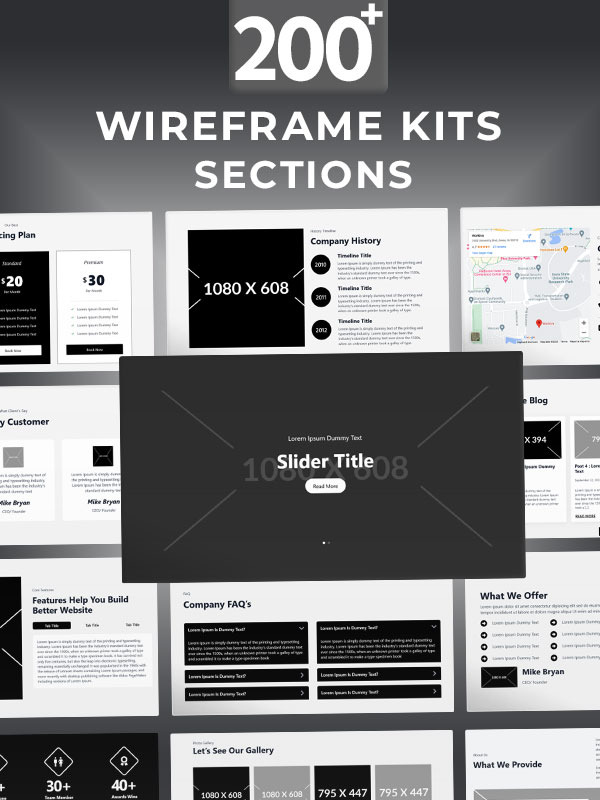 Wireframe Kit screenshot