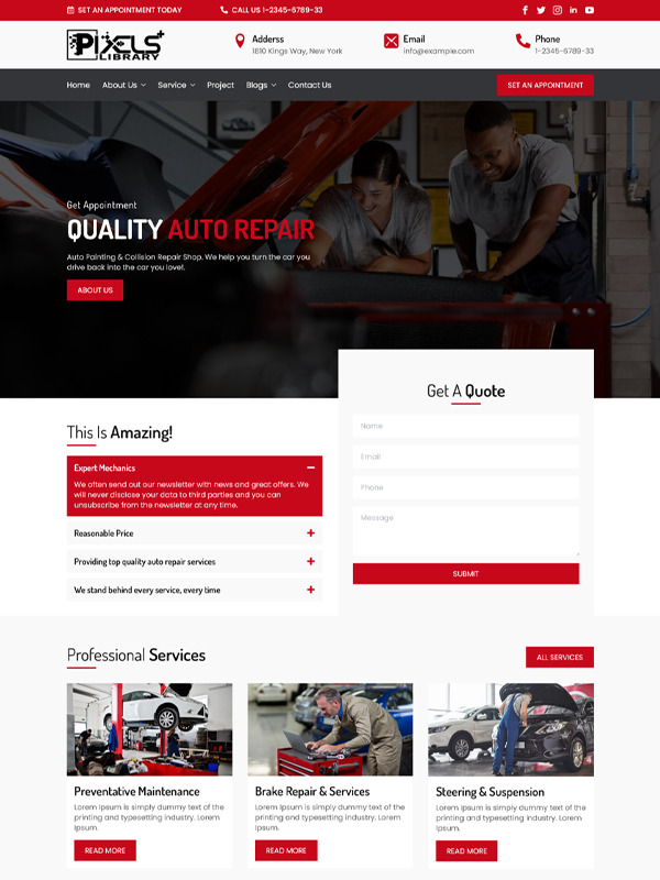Auto Repair Garage - FREE screenshot