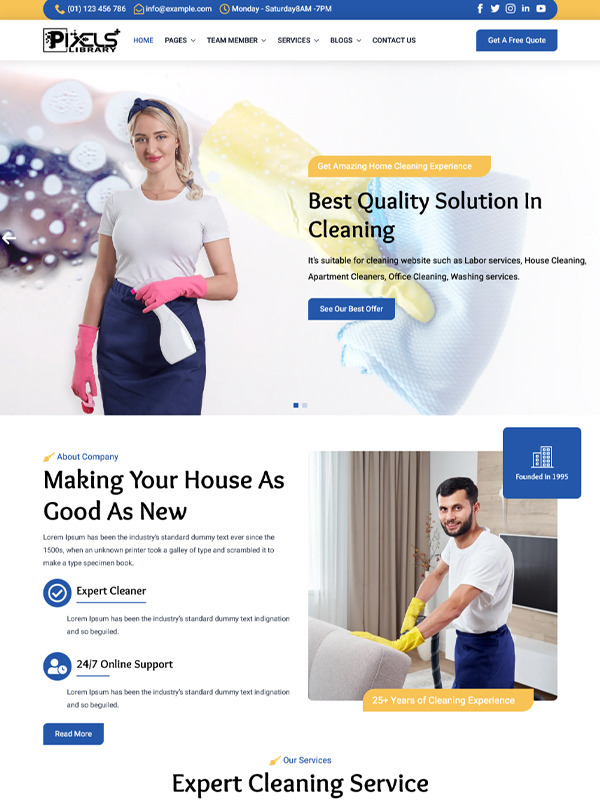 Cleaning Services screenshot