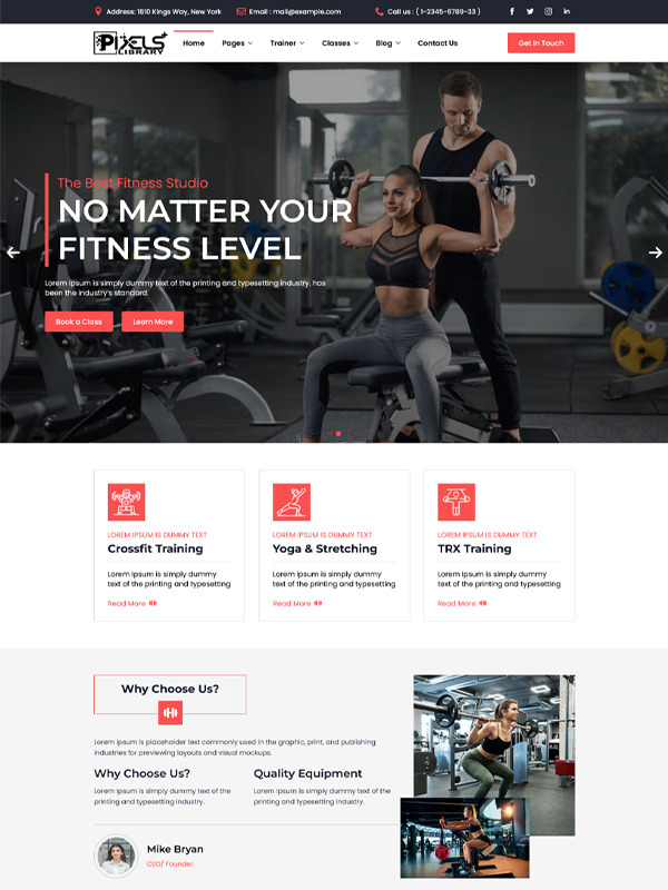Fitness and Gym screenshot
