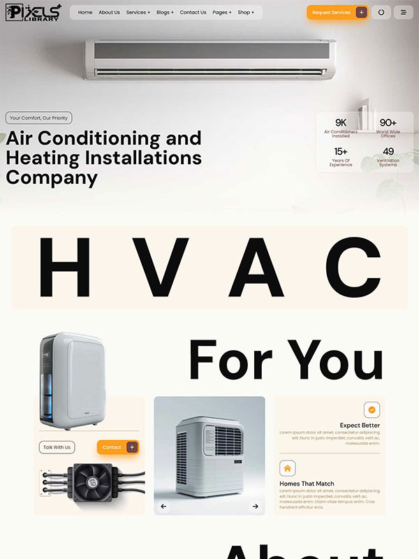 HVAC Store screenshot