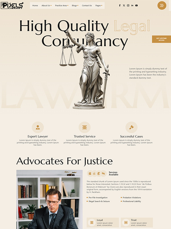 Law Firm screenshot
