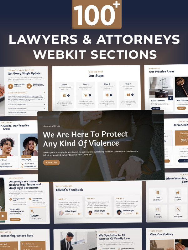 Lawyers And Attorneys Webkit screenshot