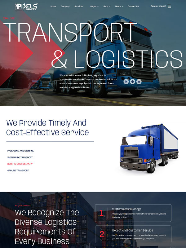 Logistics screenshot