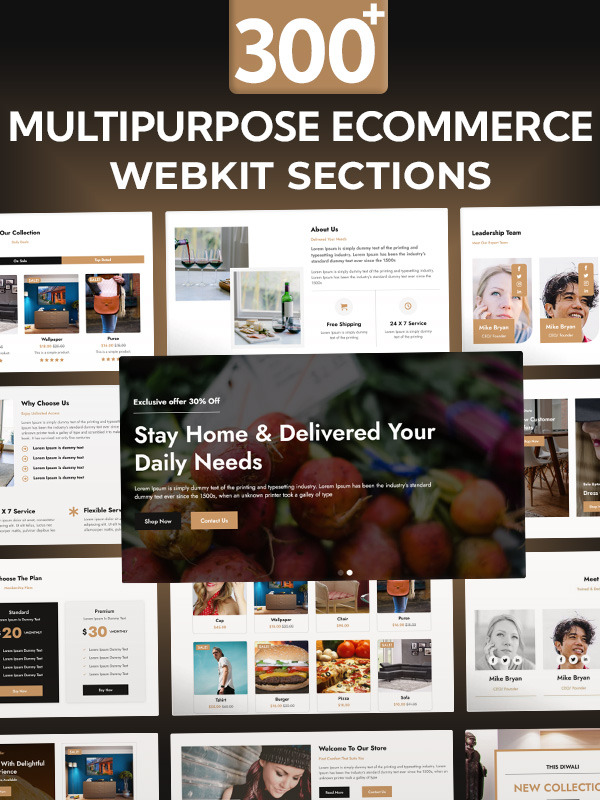 Multipurpose eCommerce Webkit screenshot