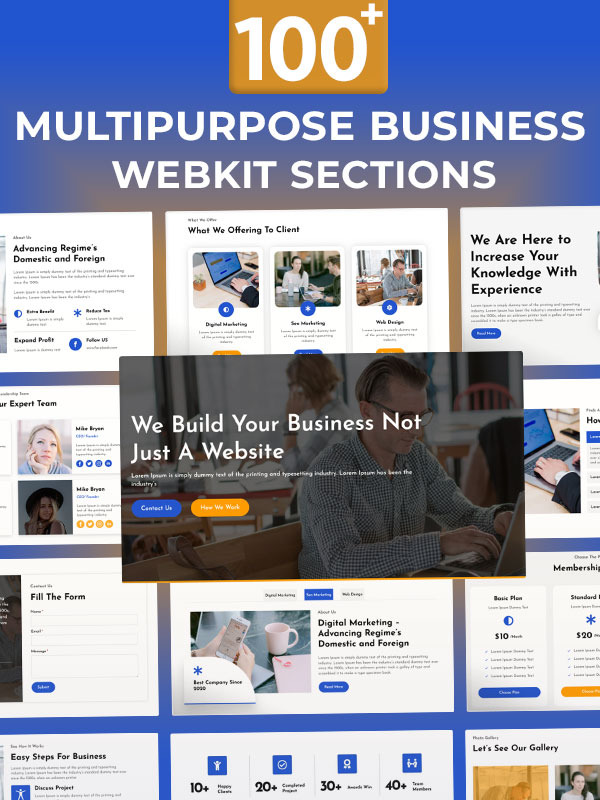 Multipurpose Business Webkit screenshot